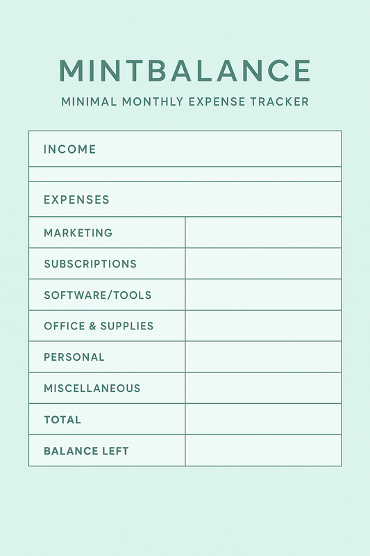 Monthly Expenses Planner